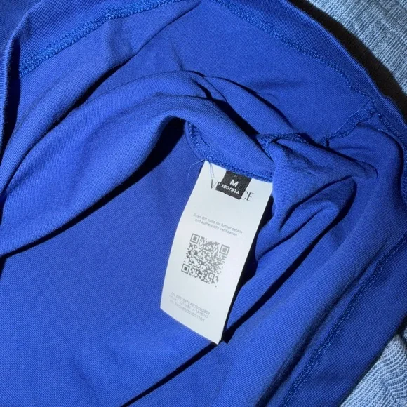 Versace Blue Medusa Graphic T-Shirt